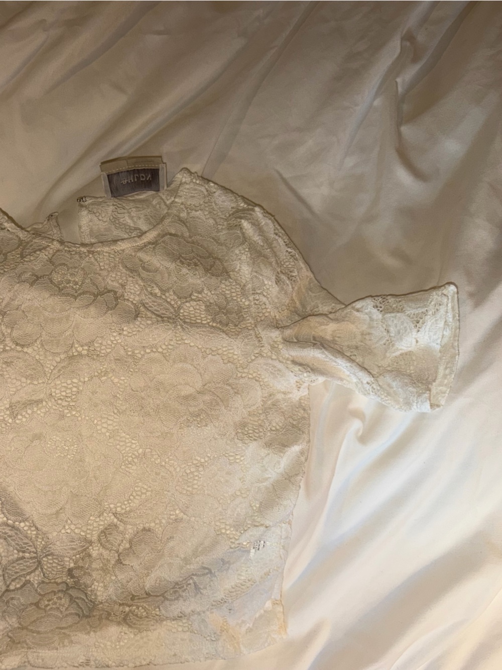 Floral Lace Camisole in White